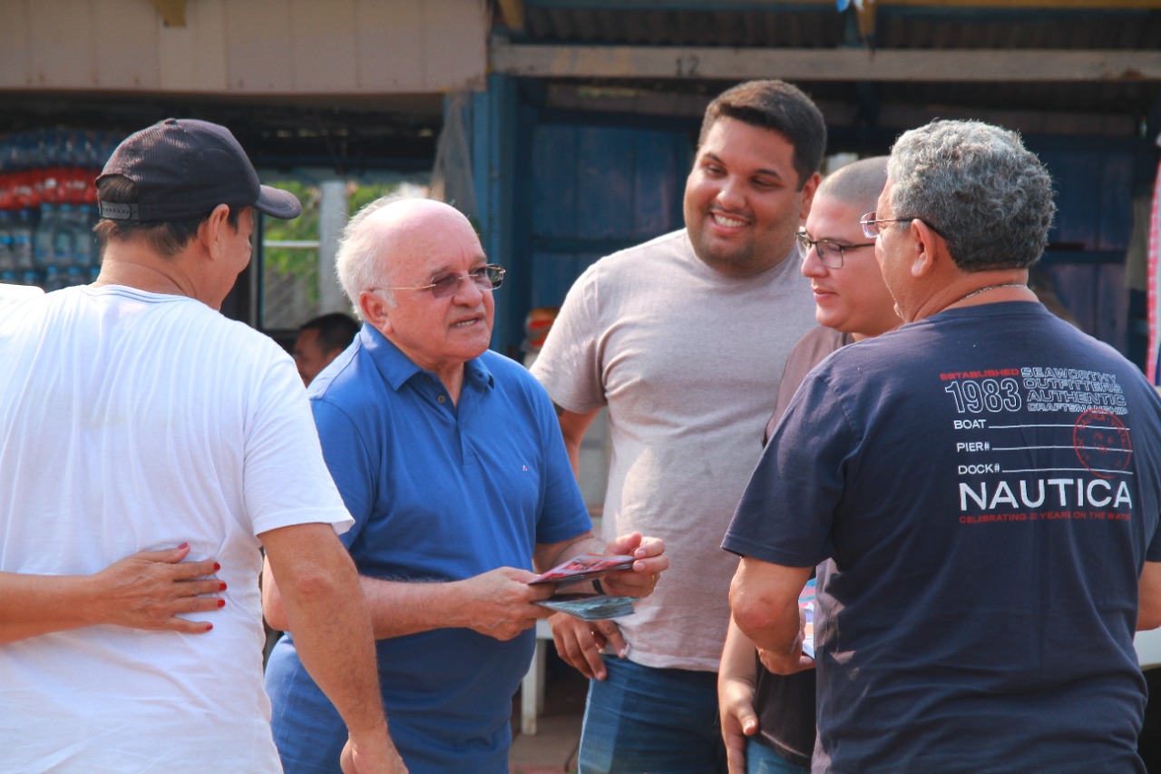 Careiro da Várzea recebe a visita do candidato a deputado estadual, José Melo (PROS)